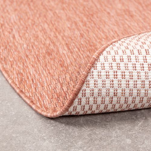 Tapis D'extérieur Rond - Costa Terracotta - Rond - D. 100 Cm