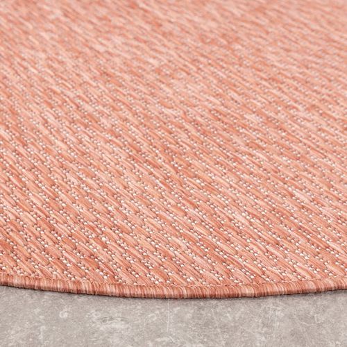 Tapis D'extérieur Rond - Costa Terracotta - Rond - D. 100 Cm