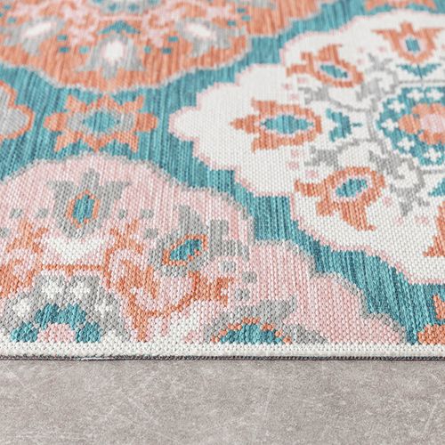 Tapis D'extérieur Bohème - Vedra Tile Bleu - Rectangle - 160x230 Cm