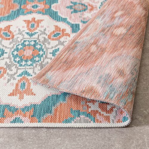 Tapis D'extérieur Bohème - Vedra Tile Bleu - Rectangle - 160x230 Cm