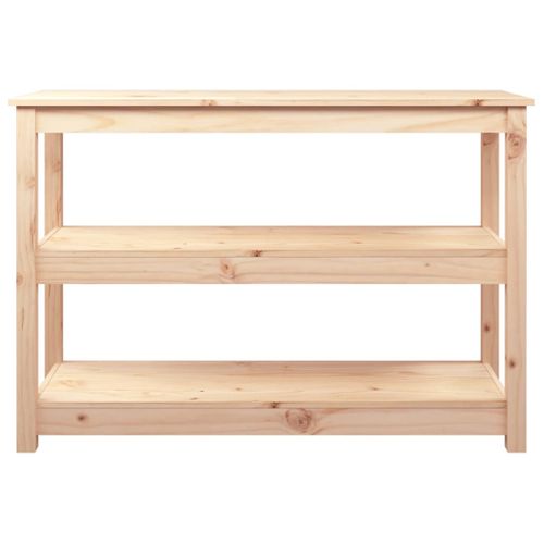 Table Console 110x40x74 Cm Bois Massif De Pin