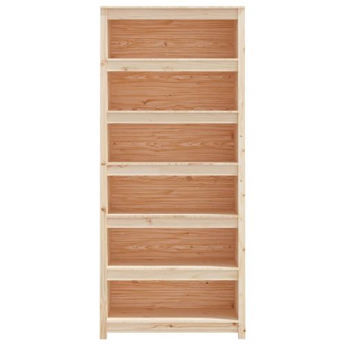 Bibliothèque 80x35x183 Cm Bois De Pin Massif