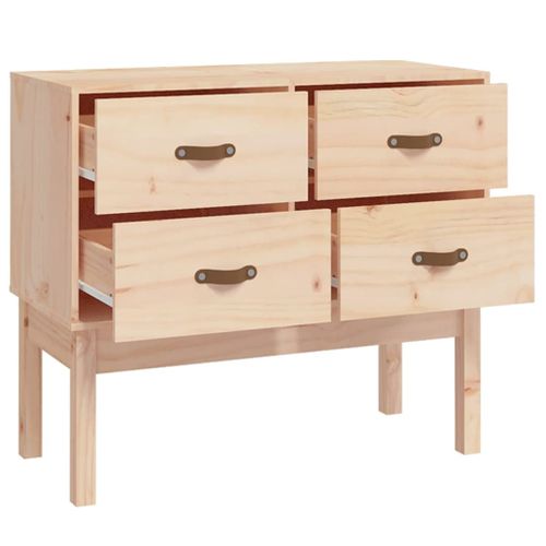 Armoire Console 90x40x78 Cm Bois De Pin Solide
