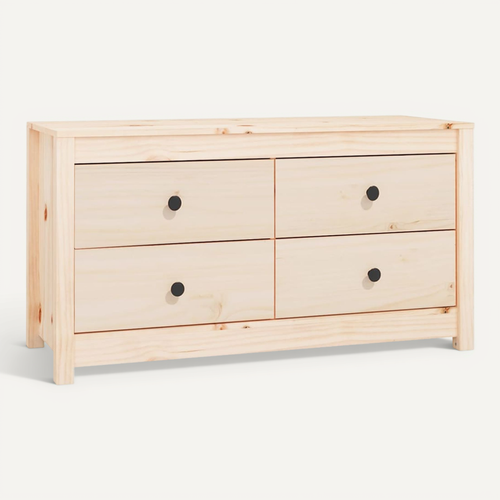 Armoire Latérale 100x40x54 Cm Bois De Pin Massif