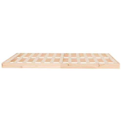 Cadre De Lit Bois Massif Pin 140x200 Cm