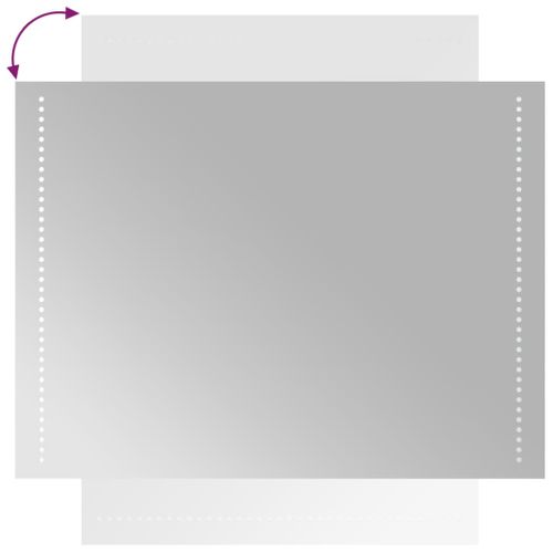 Miroir De Salle De Bain à LED 60x80 Cm