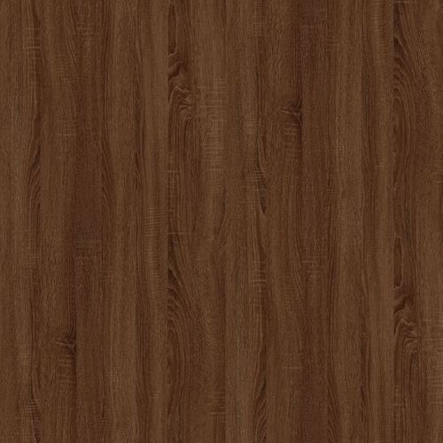 Table De Chevet Chêne Marron 57x55x36 Cm Bois Contreplaqué
