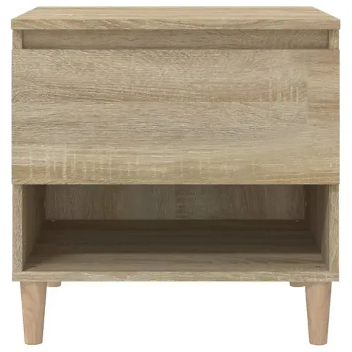 Tables De Chevet 2pcs Chêne Sonoma 50x46x50cm Bois Contreplaqué