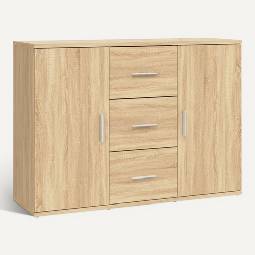 Buffet Chêne Sonoma 91x29,5x65 Cm Bois Contreplaqué