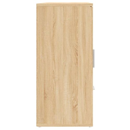 Buffet Chêne Sonoma 91x29,5x65 Cm Bois Contreplaqué