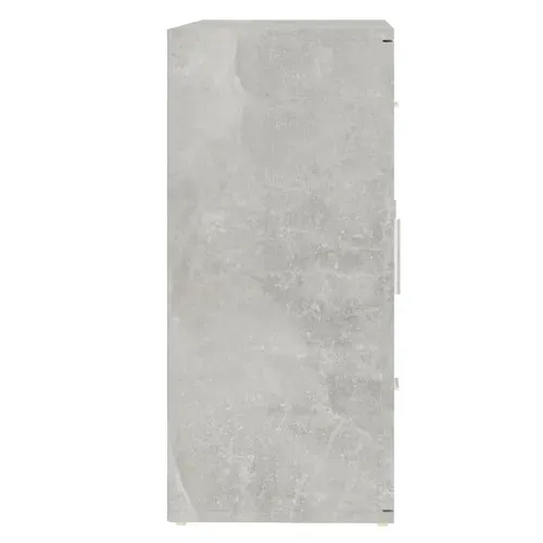 Buffet Gris Béton 91x29,5x65 Cm Bois Contreplaqué