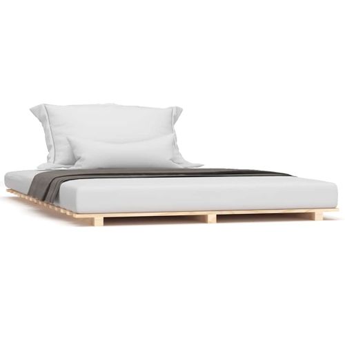 Cadre De Lit Sans Matelas 150x200 Cm Bois De Pin Massif