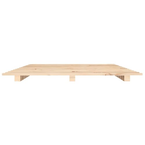Cadre De Lit Sans Matelas 150x200 Cm Bois De Pin Massif