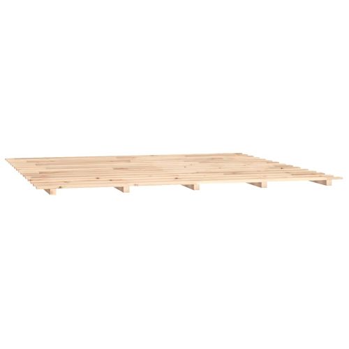 Cadre De Lit Sans Matelas 160x200 Cm Bois Massif De Pin