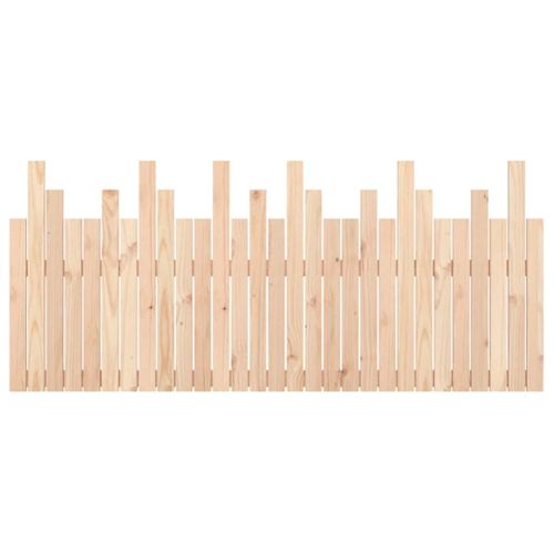 Tête De Lit Murale 185x3x80 Cm Bois Massif De Pin