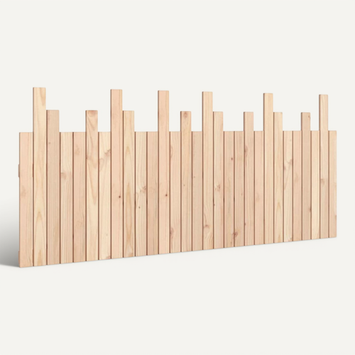 Tête De Lit Murale 185x3x80 Cm Bois Massif De Pin