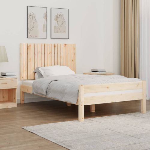 Tête De Lit Murale 108x3x60 Cm Bois Massif De Pin