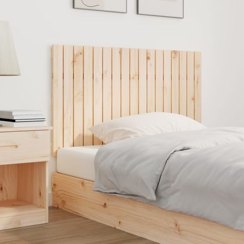 Tête De Lit Murale 108x3x60 Cm Bois Massif De Pin