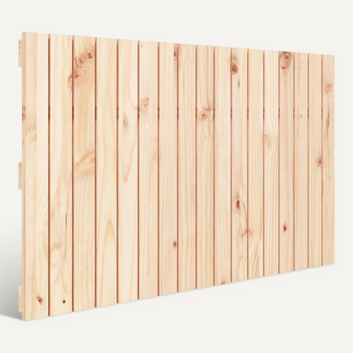 Tête De Lit Murale 108x3x60 Cm Bois Massif De Pin