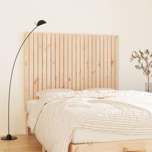 Tête De Lit Murale 146,5x3x110 Cm Bois Massif De Pin