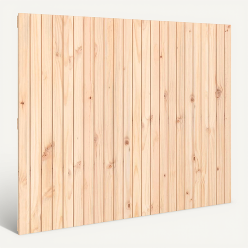Tête De Lit Murale 146,5x3x110 Cm Bois Massif De Pin
