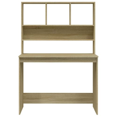 Bureau Avec étagères Chêne Sonoma 102x45x148 Cm