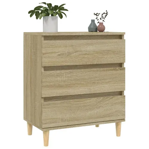 Buffet Chêne Sonoma 60x35x70 Cm Bois Contreplaqué