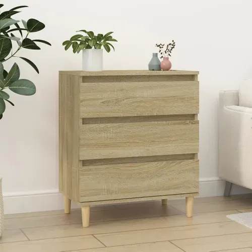 Buffet Chêne Sonoma 60x35x70 Cm Bois Contreplaqué