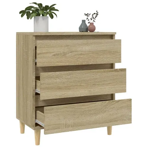 Buffet Chêne Sonoma 60x35x70 Cm Bois Contreplaqué