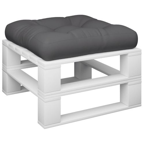 Coussin De Palette Anthracite 60x60x12 Cm Tissu