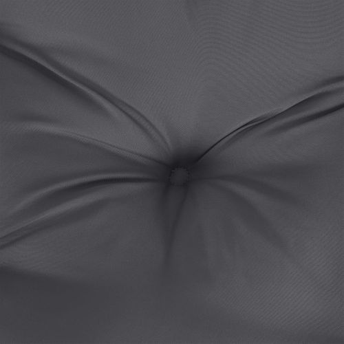 Coussin De Palette Anthracite 60x60x12 Cm Tissu