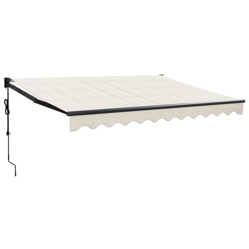 vidaXL Auvent rétractable automatique avec store 3 5x2 5 m