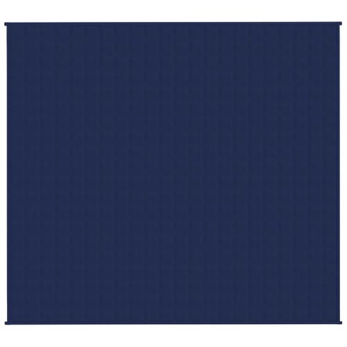 Couverture Lestée Bleu 200x230 Cm 9 Kg Tissu