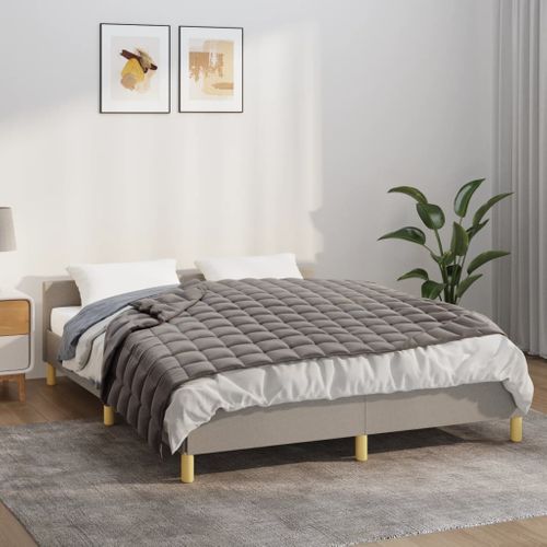 Couverture Lestée Gris 152x203 Cm 11 Kg Tissu