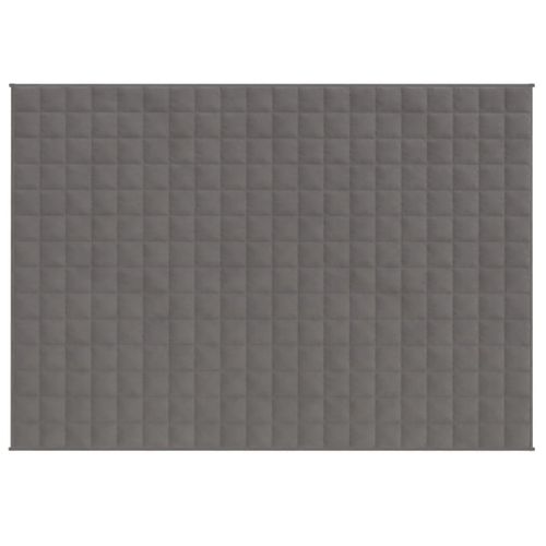 Couverture Lestée Gris 152x203 Cm 11 Kg Tissu