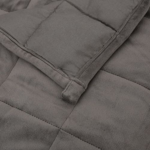 Couverture Lestée Gris 152x203 Cm 11 Kg Tissu