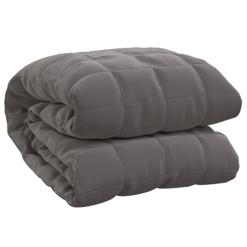 Couverture Lestée 220x240 Cm Gris Tissu 11 Kg