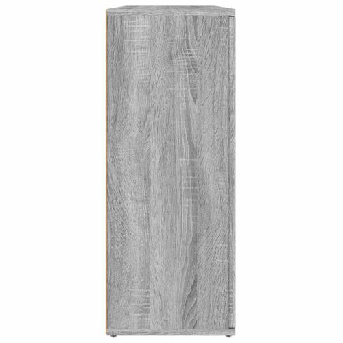 Buffet Sonoma Gris 91x29,5x75 Cm Bois Contreplaqué