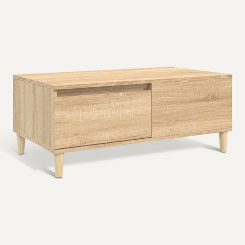 Table Basse Chêne Sonoma 90x50x36,5 Cm Bois Contreplaqué