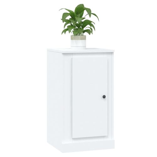 Buffet Blanc 37,5x35,5x67,5 Cm Bois Contreplaqué