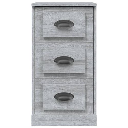Buffet Sonoma Gris 36x35,5x67,5 Cm Bois Contreplaqué