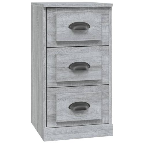 Buffet Sonoma Gris 36x35,5x67,5 Cm Bois Contreplaqué