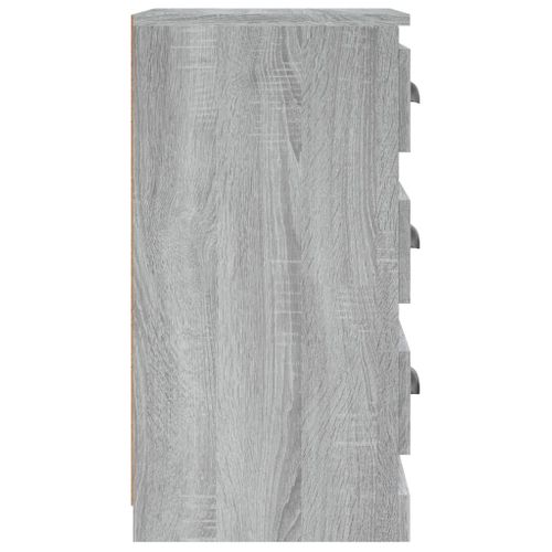 Buffet Sonoma Gris 36x35,5x67,5 Cm Bois Contreplaqué