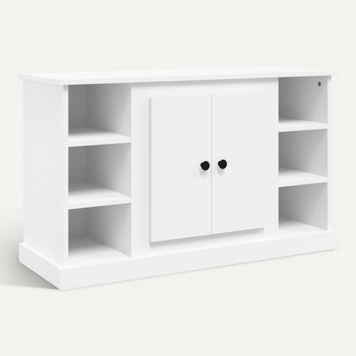Buffet Blanc 100x35,5x60 Cm Bois Contreplaqué