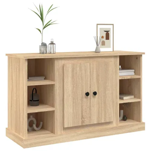 Buffet Chêne Sonoma 100x35,5x60 Cm Bois Contreplaqué