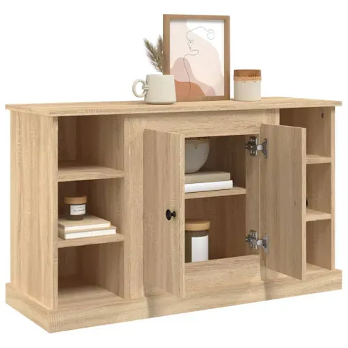 Buffet Chêne Sonoma 100x35,5x60 Cm Bois Contreplaqué