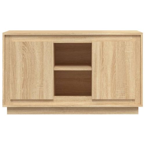 Buffet Chêne Sonoma 102x35x60 Cm Bois Contreplaqué