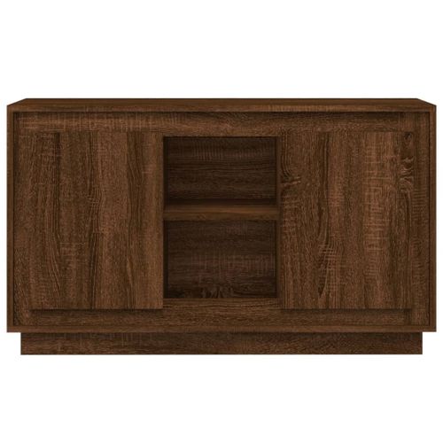 Buffet Chêne Marron 102x35x60 Cm Bois Contreplaqué