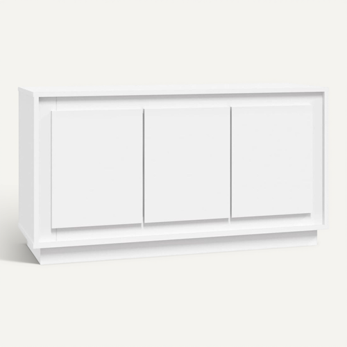 Buffet Blanc 102x35x55 Cm Bois Contreplaqué