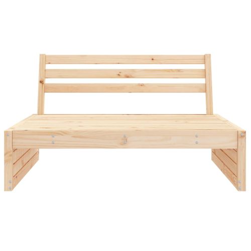 Canapé Central De Jardin 120x80 Cm Bois De Pin Massif